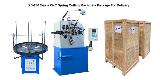 납품을 위한 XD-230 2 축선 CNC 봄 기계의 포장