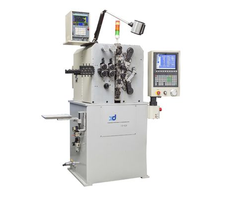 0.5~2.0mm 8개의 축선 CNC 봄 감기는 기계, 높은 정밀도, 생산율 700pcs/min의 저장되는 50% 수동 일