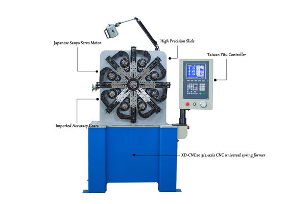 기계 직경을 형성하는 에너지 절약 CNC 철사 0.30 - 2.30mm 950kgs 세륨 ISO